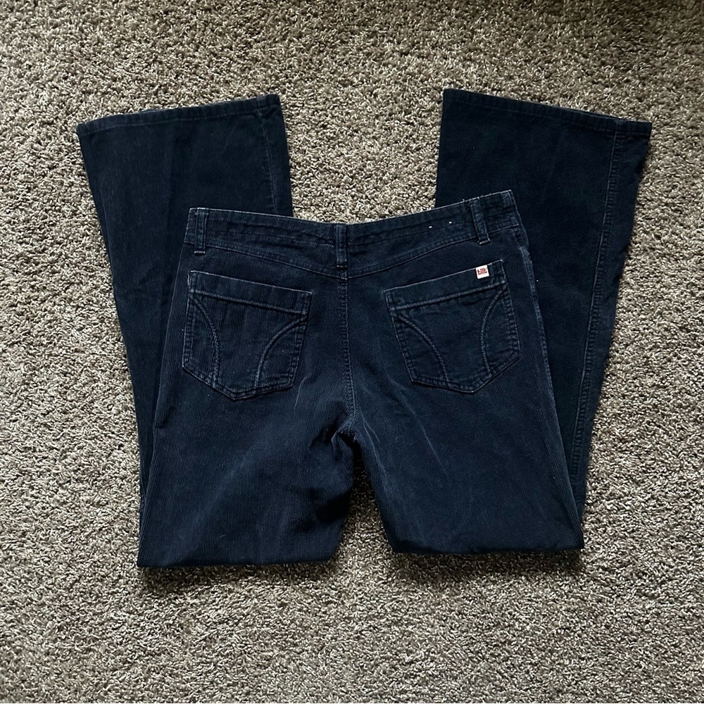 Y2K Tilt Navy Wide Leg Corduroy Pants Size 9